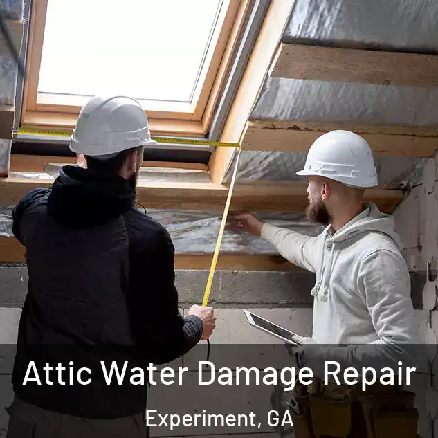  Attic Water Damage Repair Experiment, GA