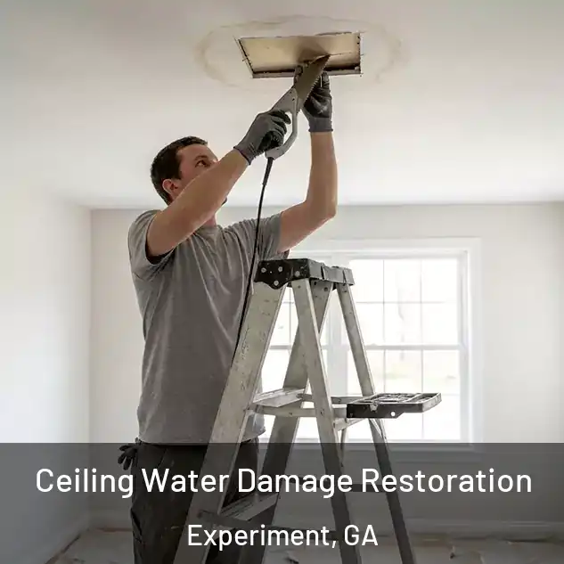  Ceiling Water Damage Restoration Experiment, GA
