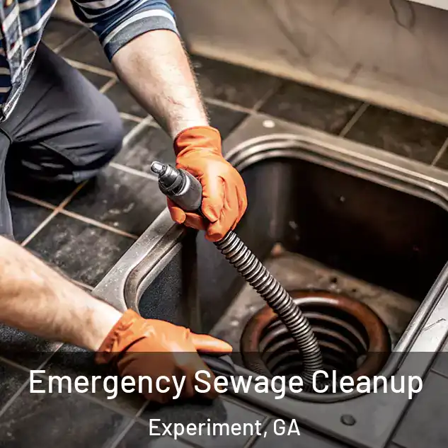 Emergency Sewage Cleanup Experiment, GA