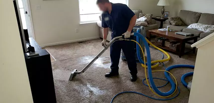Flooded Basement Carpet Cleanup Experiment 