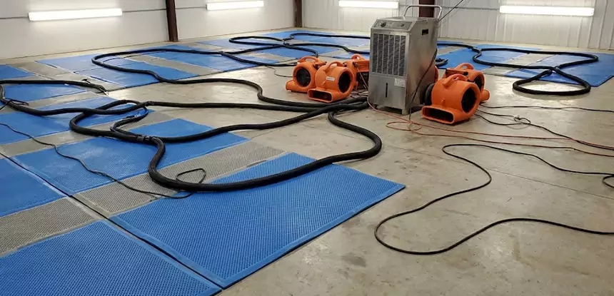 Large-Scale Water Cleanup in Experiment