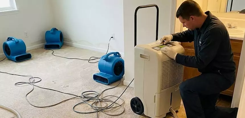 Water Damage Restoration in Experiment