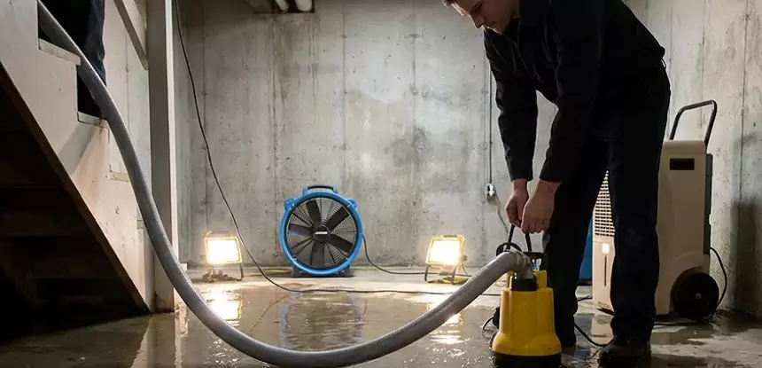 Commercial Water Damage Repair in Experiment