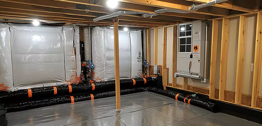 Crawl Space Humidity Control in Experiment