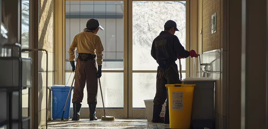 Hotel Sewage Cleanup in Experiment