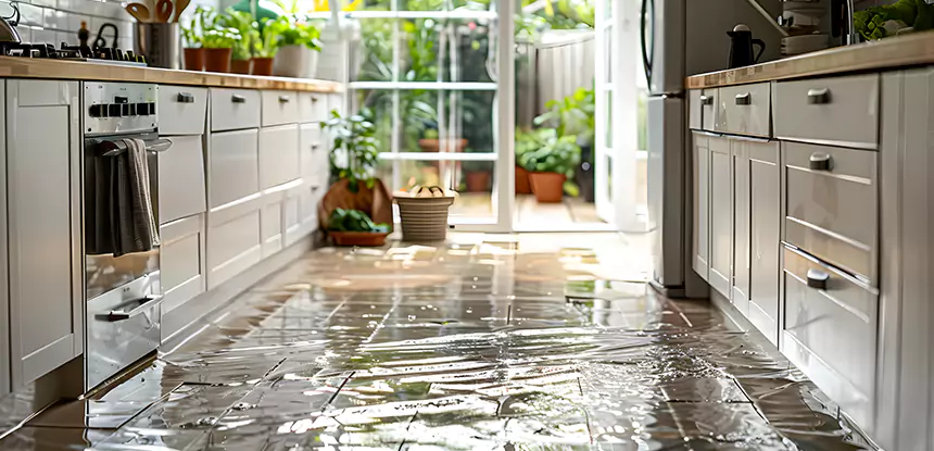 Kitchen Water Mitigation Services in Experiment