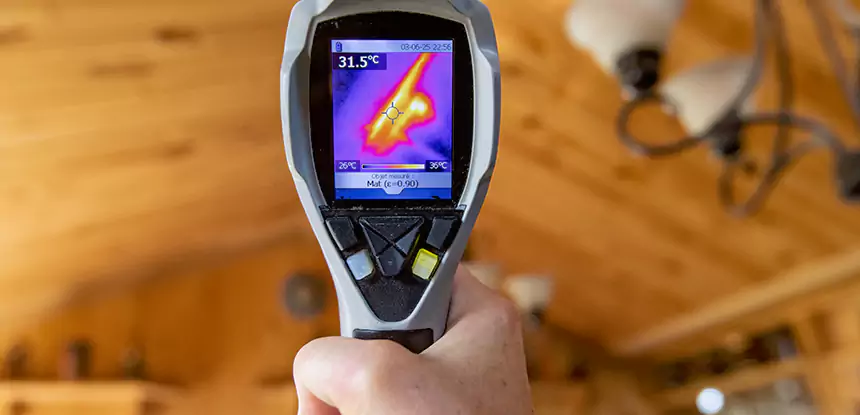 Infrared Camera Roof Leak Detection in Experiment