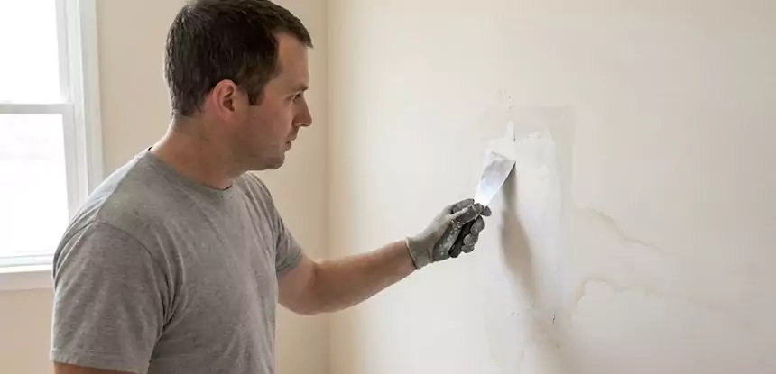 Sheetrock Water Damage Repair in Experiment