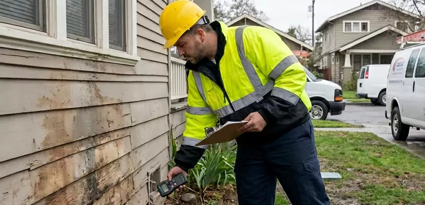 Water Damage Exterior Wall Experiment