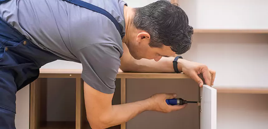 Water Damaged Cabinet Repair in Experiment