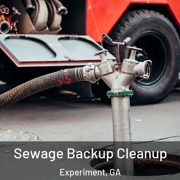  Sewage Backup Cleanup Experiment, GA