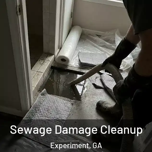  Sewage Damage Cleanup Experiment, GA