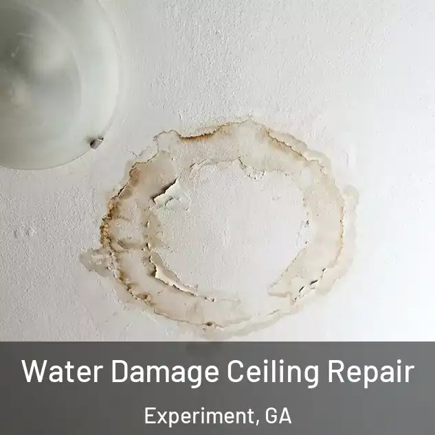  Water Damage Ceiling Repair Experiment, GA